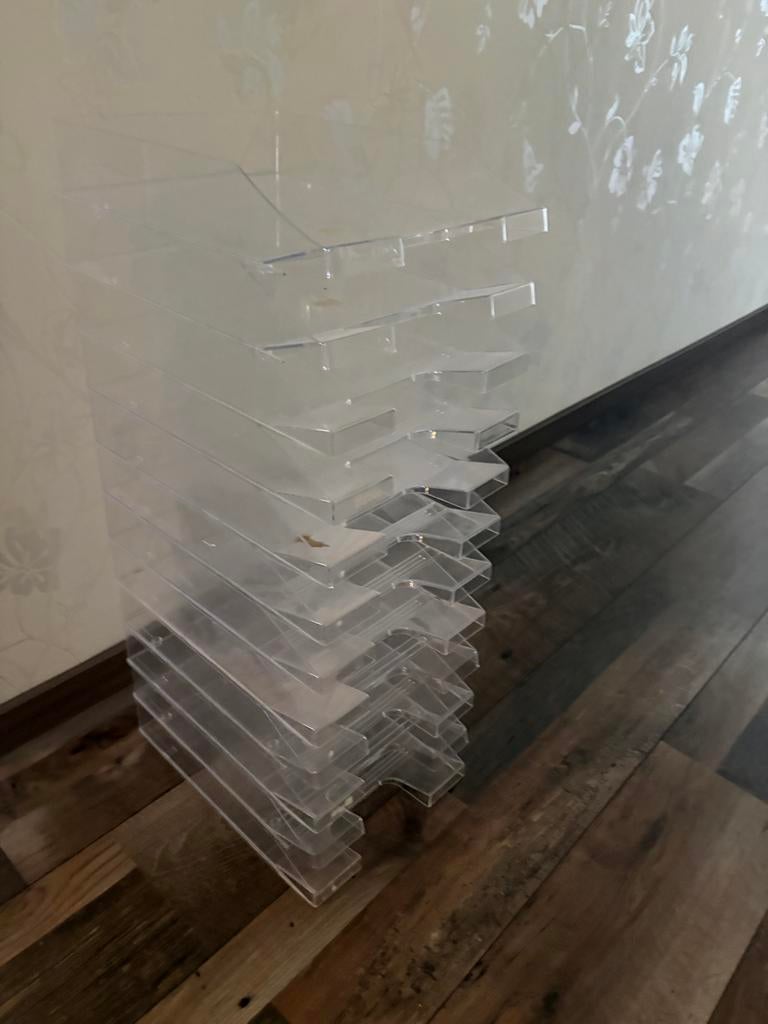 Transparante brievenbakjes (20 stuks), Diversen, Ophalen, Gebruikt