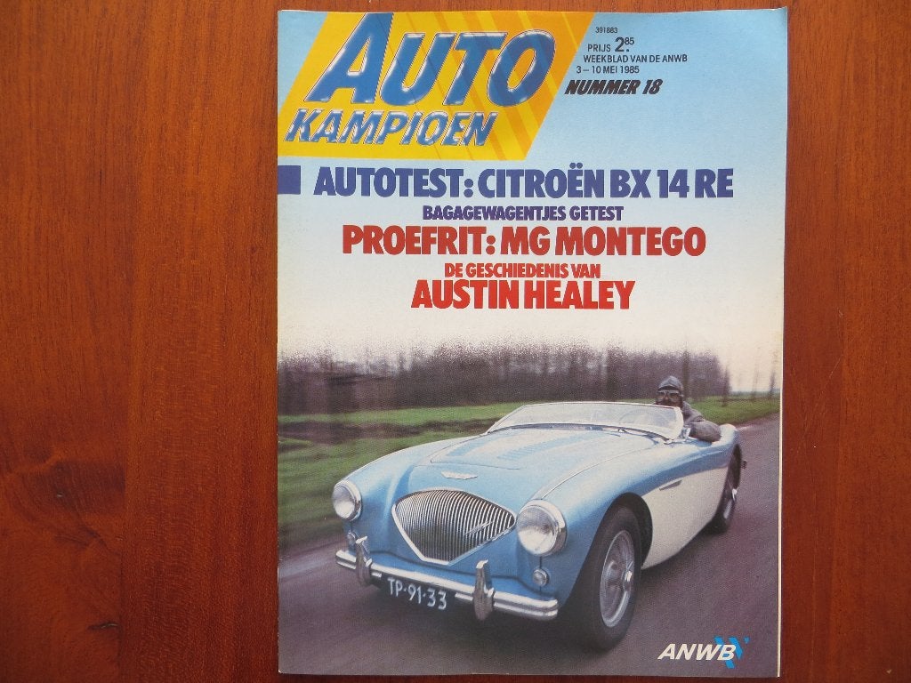 Autokampioen 18 1985 MG Montego, BX 14, Austin-Healey, Ophalen of Verzenden, Nieuw, Citroën