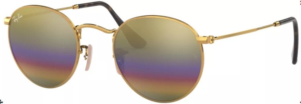 NIEUWE zeldzame Ray-Ban ronde dames zonnebril RB3447, Zonnebril, Overige kleuren, Luxottica, Nieuw