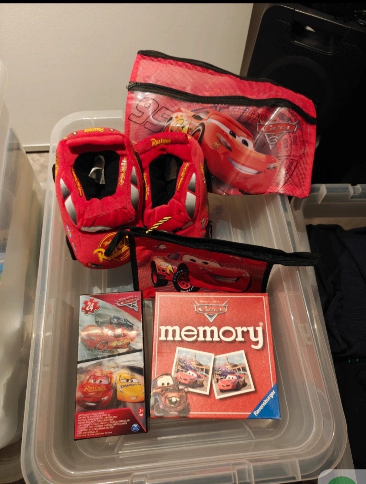 Cars speelgoedpakket: Memory, kniebeschermers, etuis, Ophalen of Verzenden, Gebruikt, Jongen
