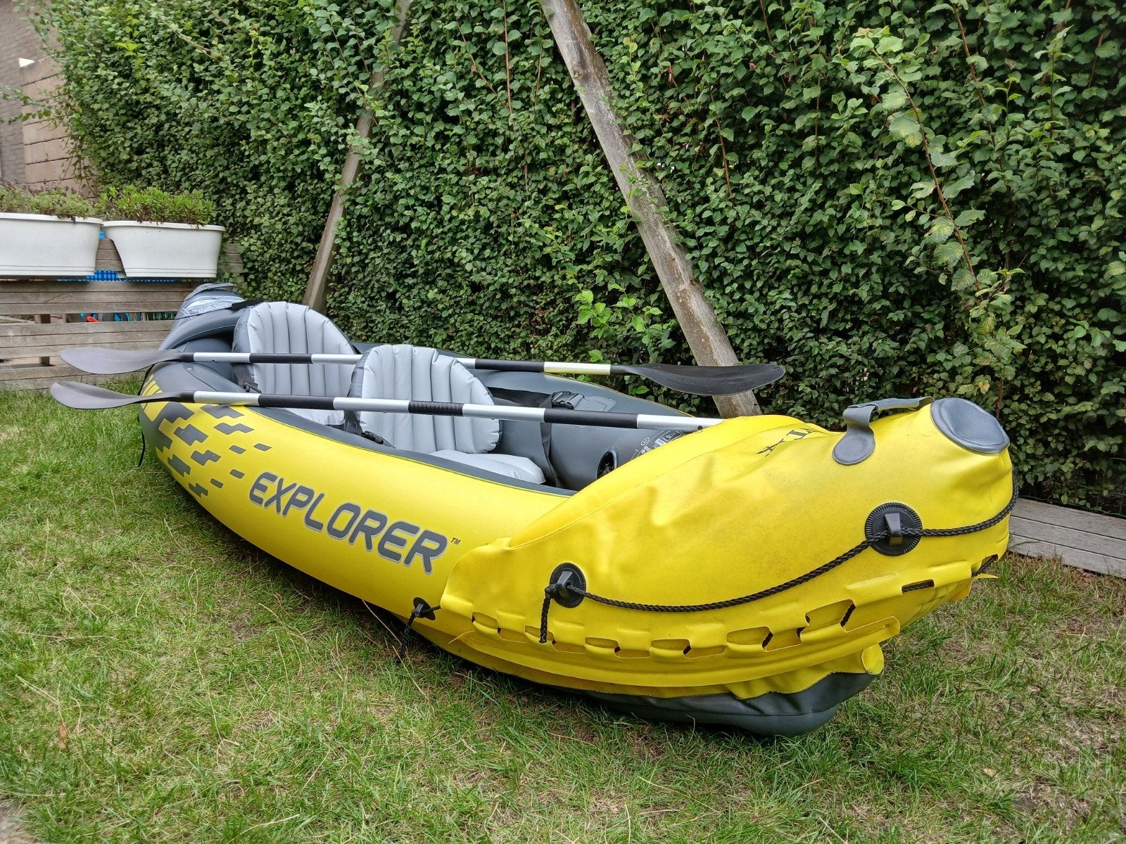 Intex Explorer K2 kano/kajak, Ophalen, Opblaasbaar, Gebruikt, 2-persoons