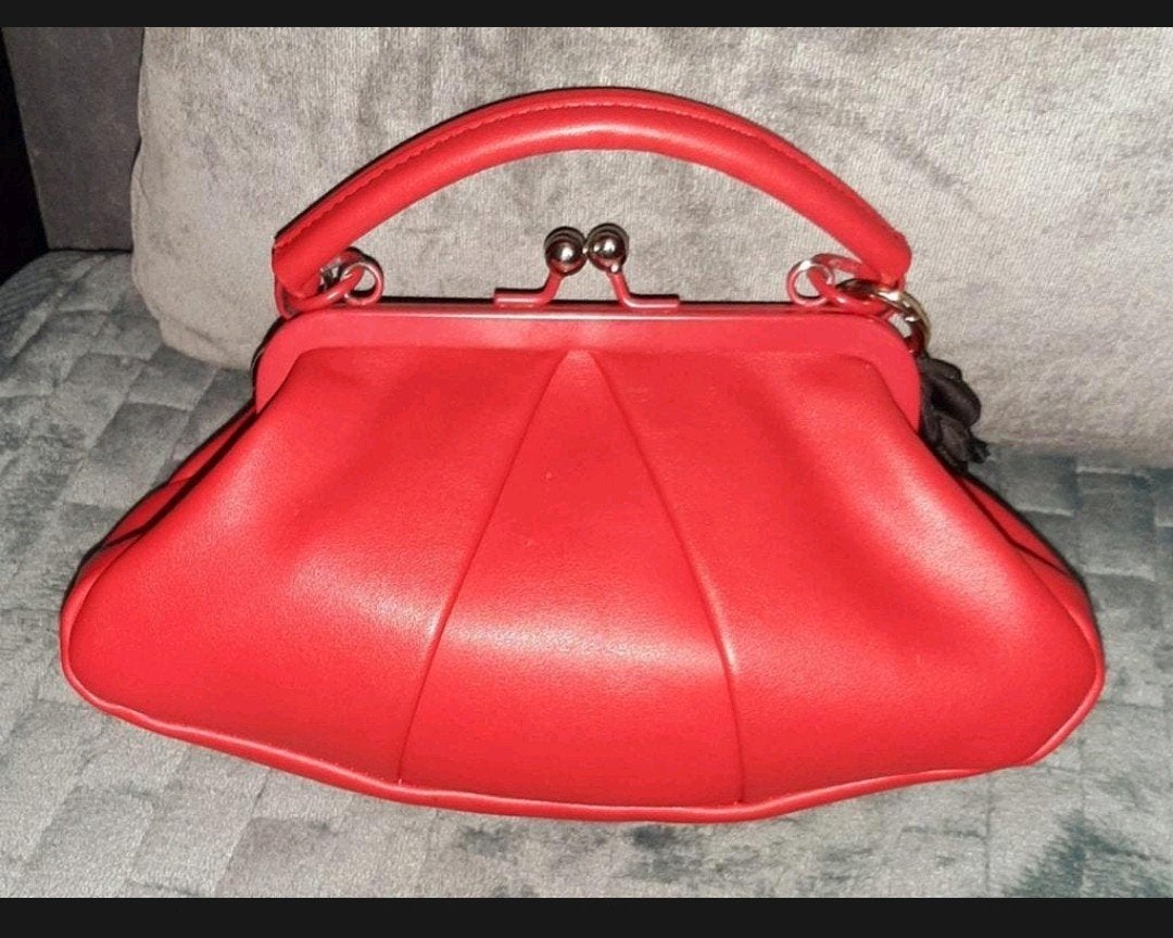 Hand- en schoudertas met portemonnee, retro, Ophalen of Verzenden, Handtas