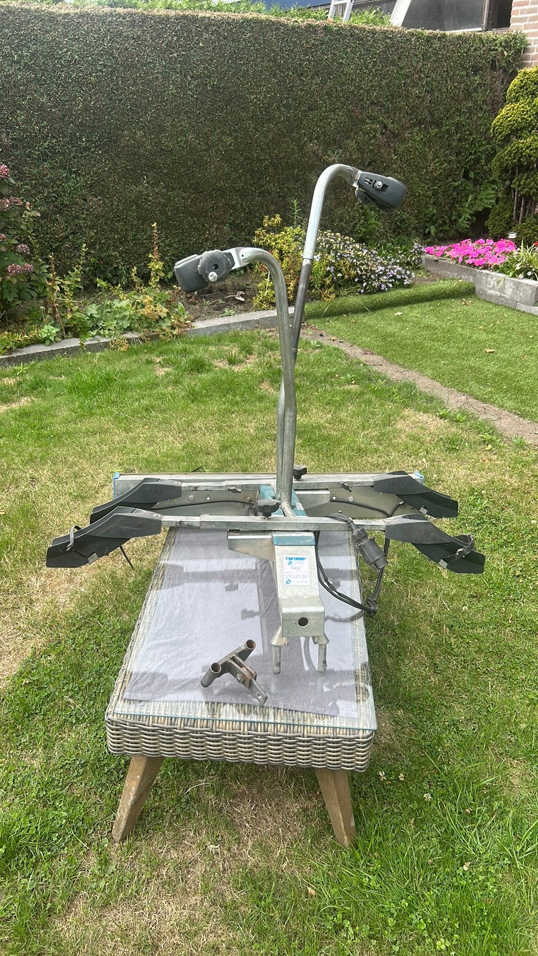 Fietsendrager, Ophalen, 2 fietsen, Gebruikt, Trekhaakdrager