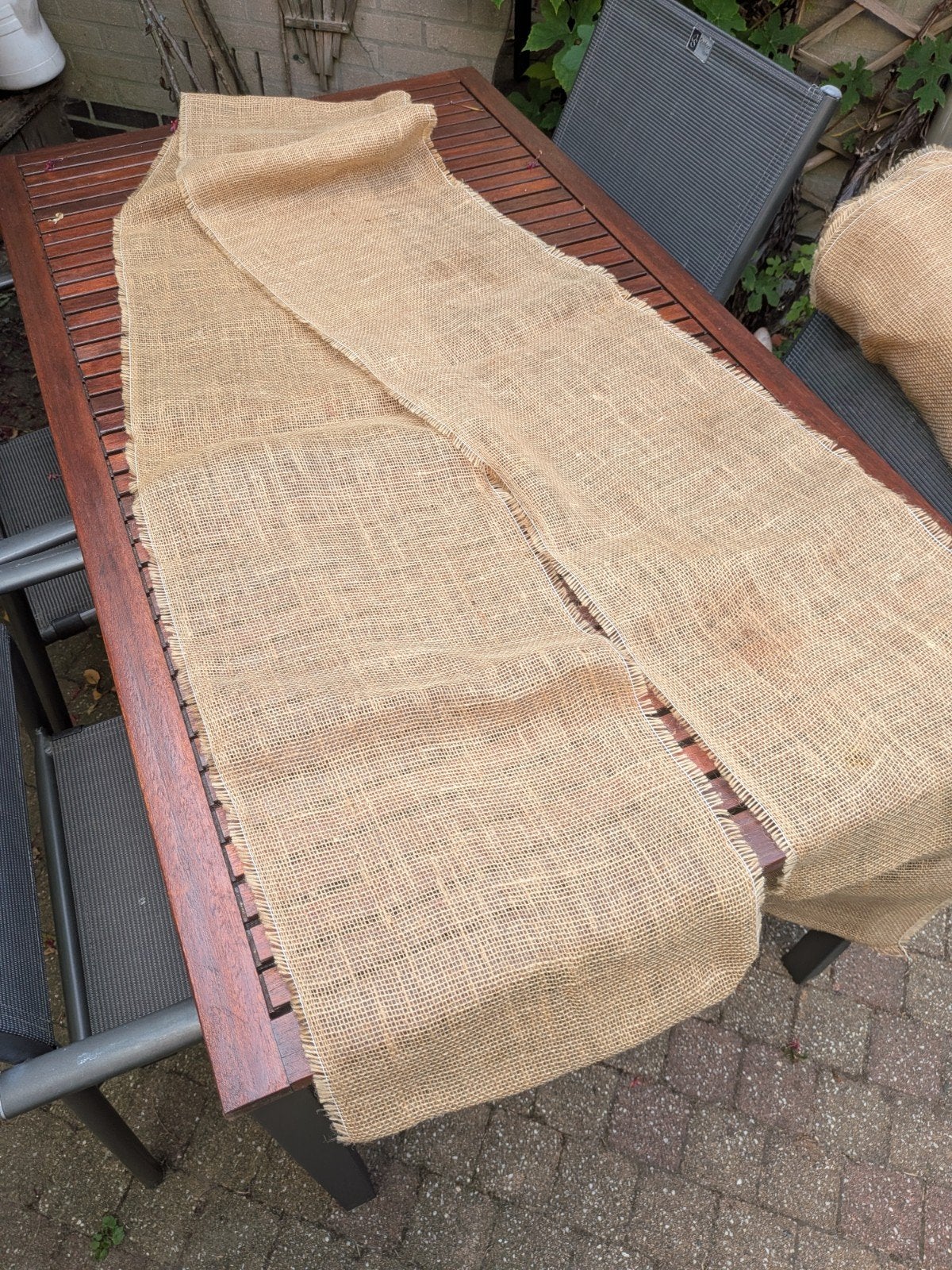 Jute stof op rol, jute stroken, 30 meter totaal, Hobby en Vrije tijd, Stoffen en Lappen, Ophalen of Verzenden
