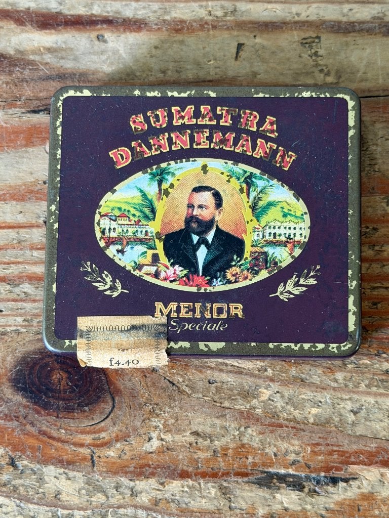 Sigarenblik - Braziliaans Dannemann Menor sigarenblik, Ophalen of Verzenden, Gebruikt, Overige, Overige merken