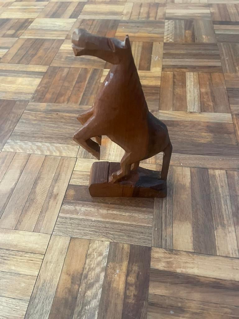 Hout paard collectible, Ophalen of Verzenden