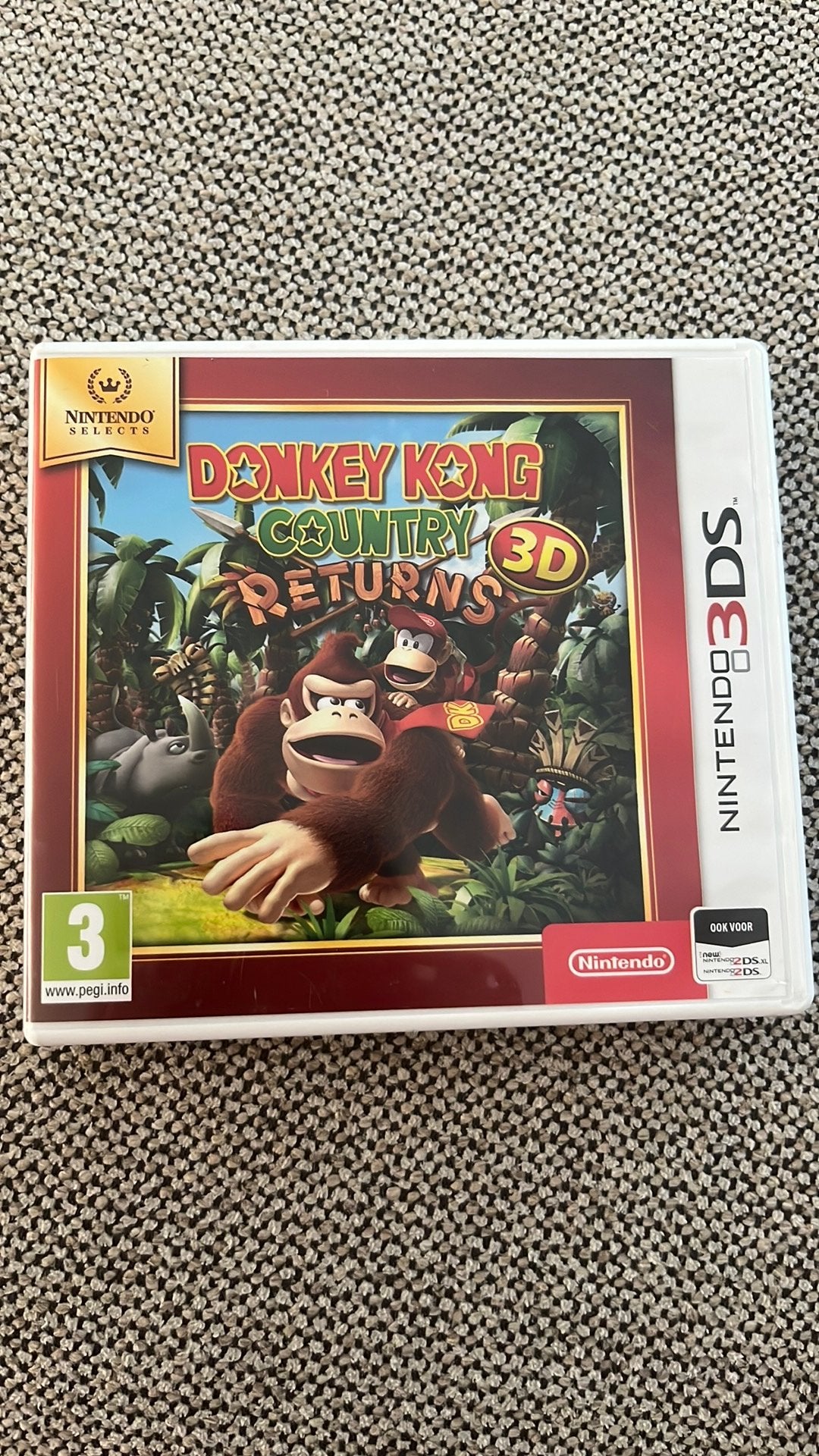 Donkey Kong country Returns 3D, Avontuur en Actie, Verzenden, 1 speler, Zo goed als nieuw