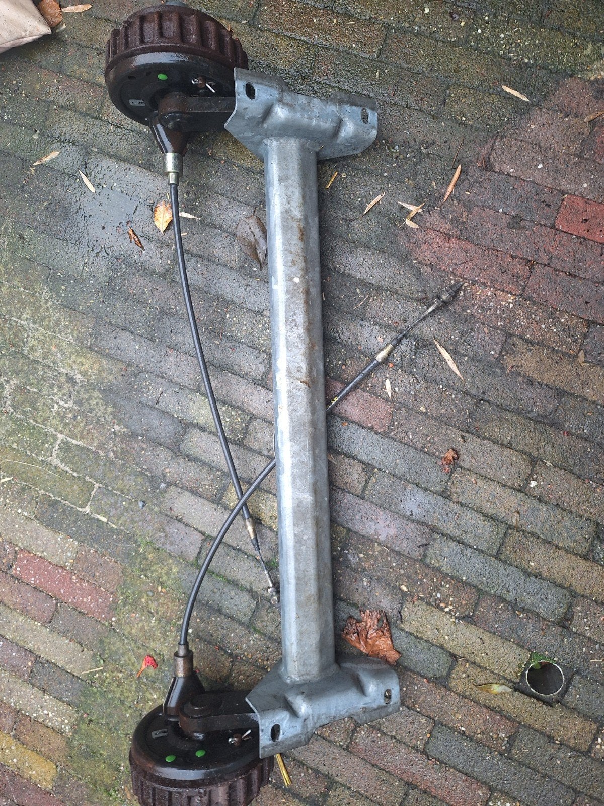AL-KO as met remkabels en 3 wielen, Auto diversen, Ophalen, Gebruikt