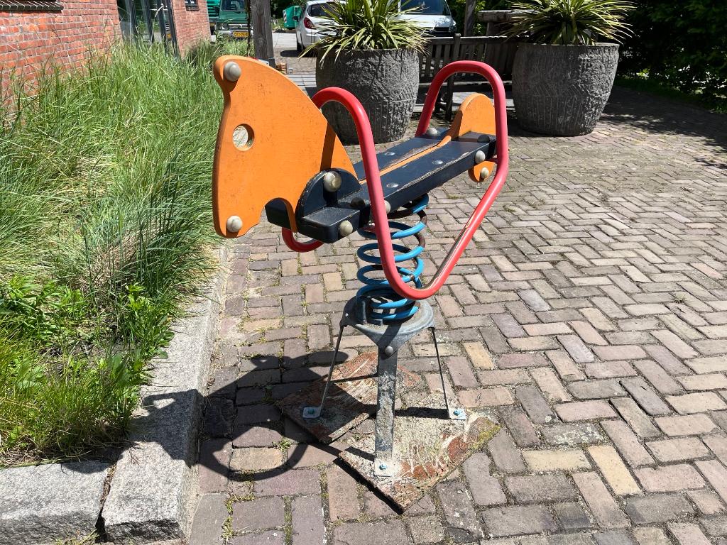 Houten wipkip, Kinderen en Baby's, Ophalen of Verzenden, Gebruikt