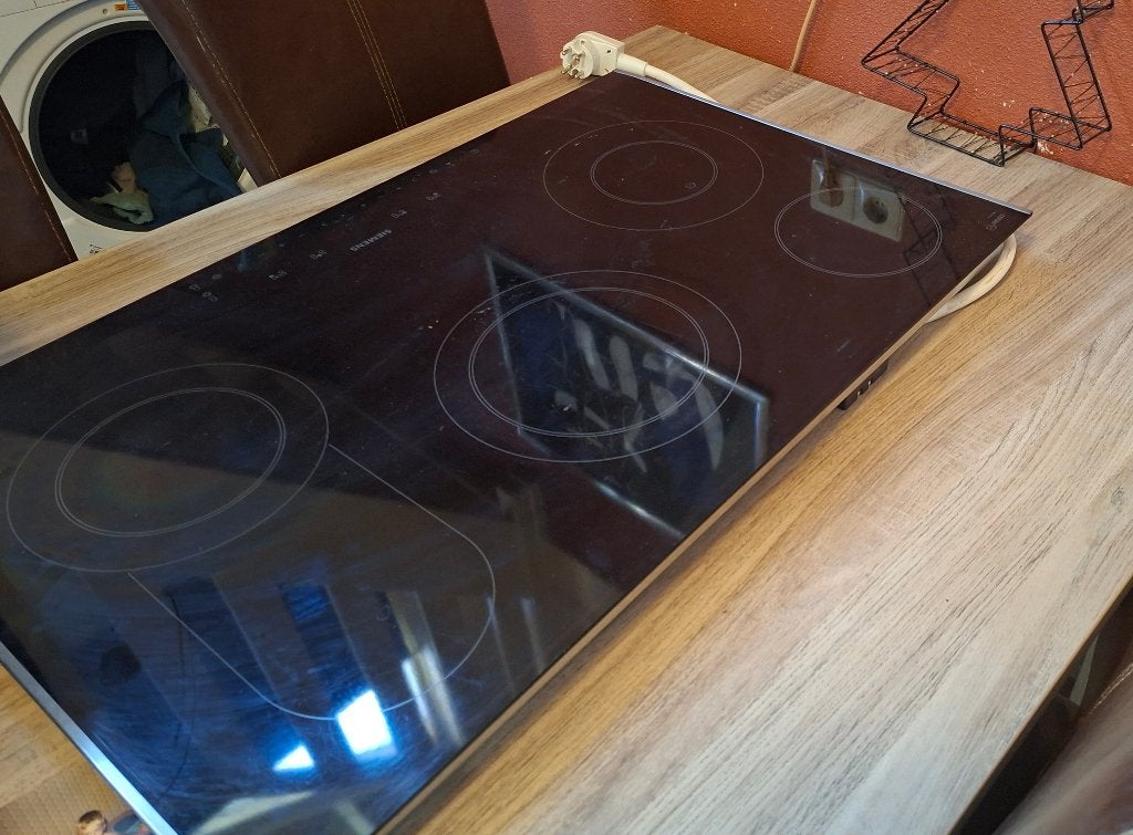 Elektrische Kookplaat inbouw (perilex stekker), Witgoed en Apparatuur, Ophalen, Zo goed als nieuw, Inbouw, Elektrisch