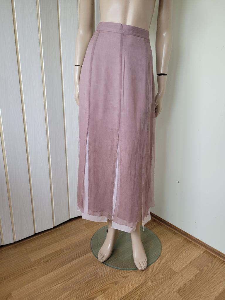 Uta Raasch silk/zijde rok zomer oud roze maat XL/42, Kleding | Dames, Uta Raasch, Maat 42/44 (L), Ophalen of Verzenden, Zo goed als nieuw