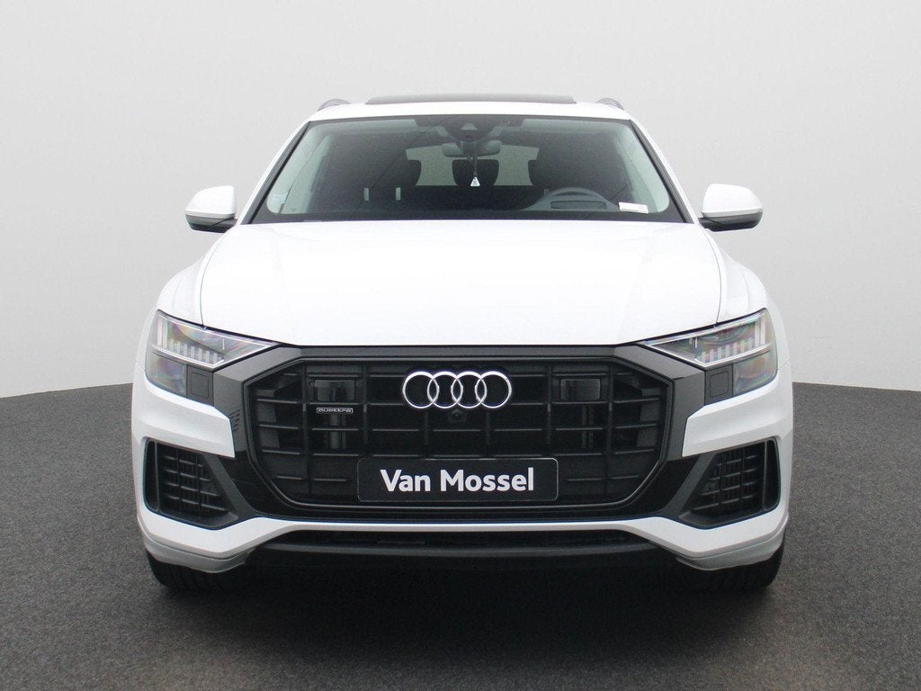 Audi Q8 55 TFSI e quattro Pro Line l Adaptive cruise control, Auto's, Audi, Automaat, 12 maanden, Stof, Gebruikt
