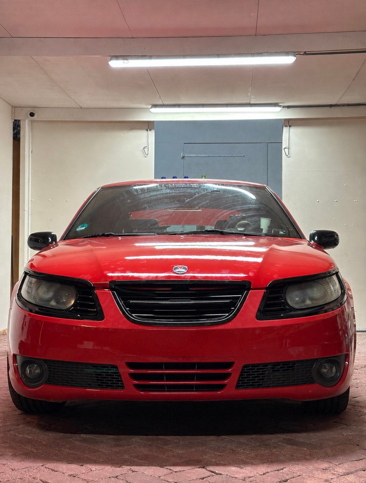 Saab 9-5 Crome sierlijsten grill 2006-2010 | Dame Edna Model, Gebruikt, Bumper, Saab, Verzenden