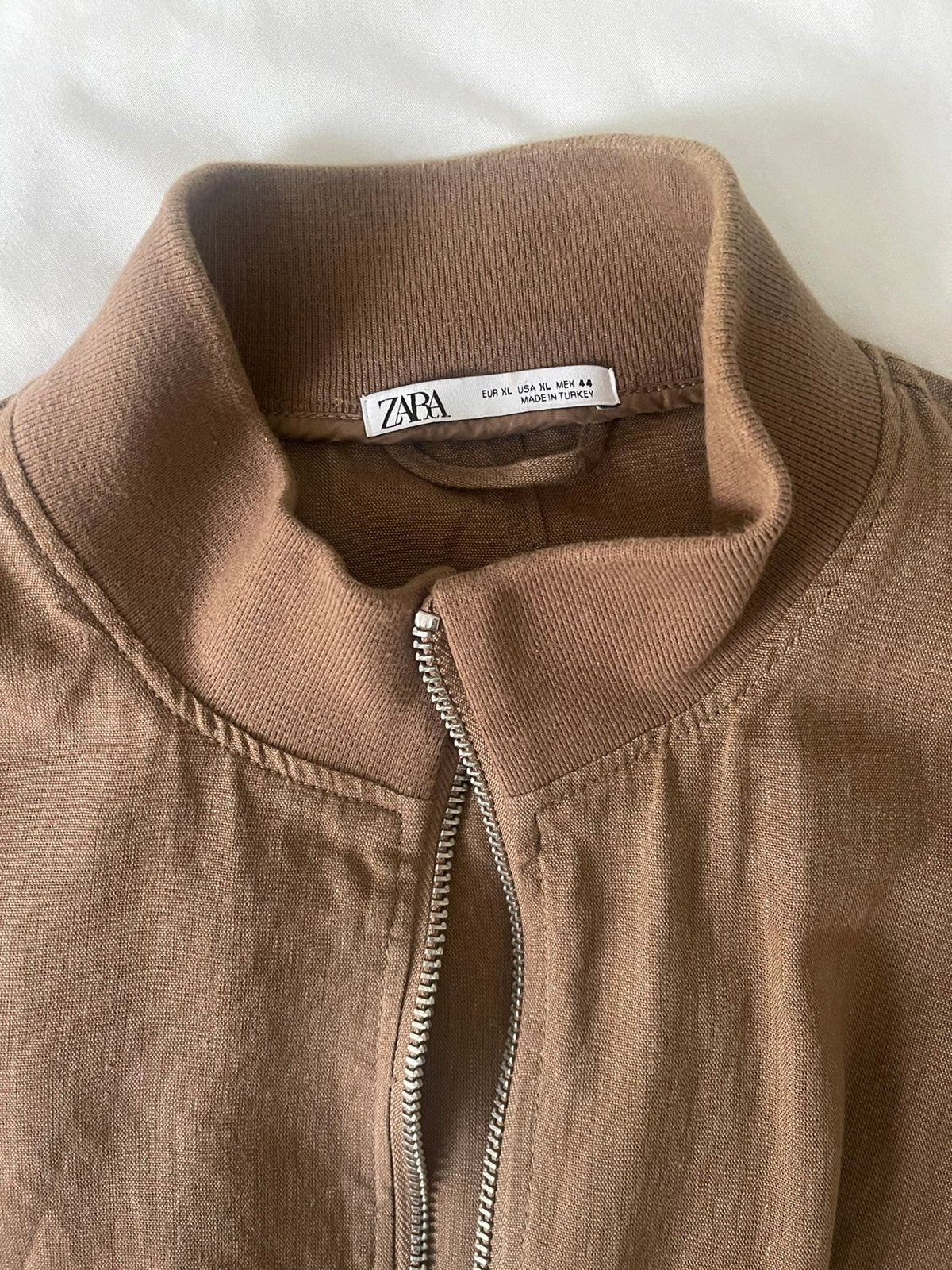 Zara heren jas, Kleding | Heren, Ophalen of Verzenden, Zo goed als nieuw, Maat 48/50 (M), Bruin