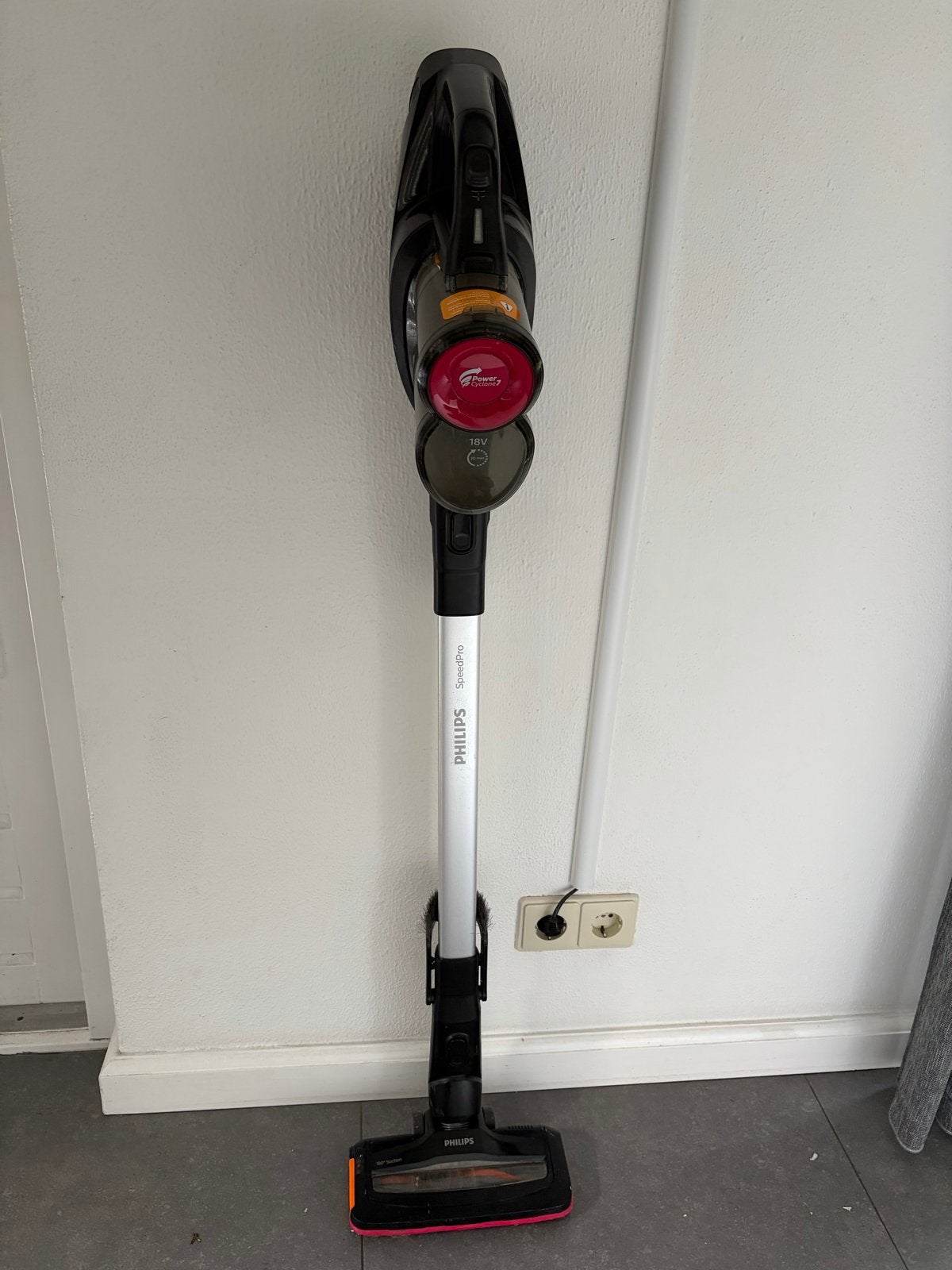Philips SpeedPro Steelstofzuiger 18V - Draadloos, Witgoed en Apparatuur, Stofzuigers, Ophalen, Gebruikt, Philips, Draadloos