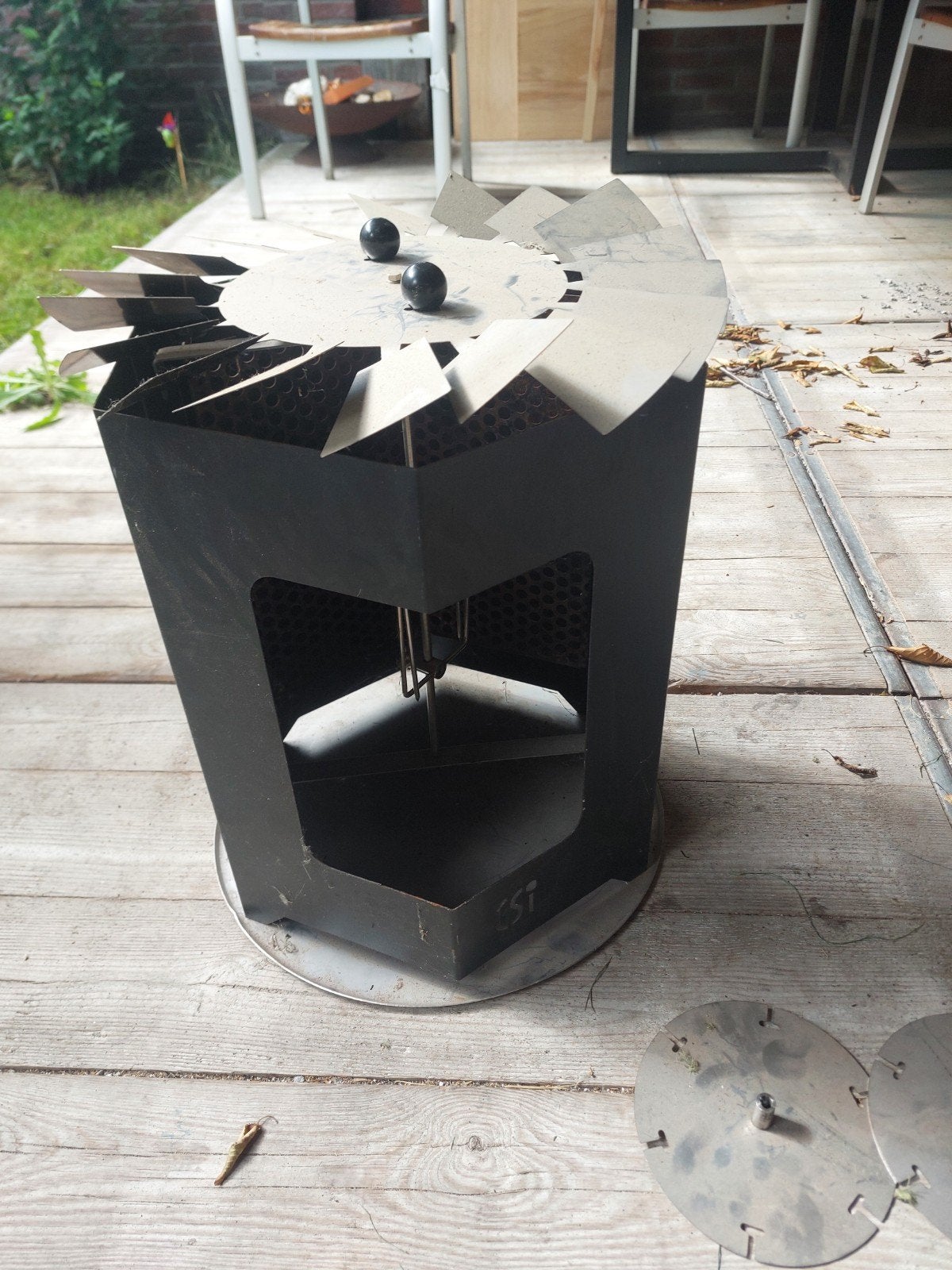 BBQ met automatische rotisserie - ideaal voor kip, Ophalen, Nieuw