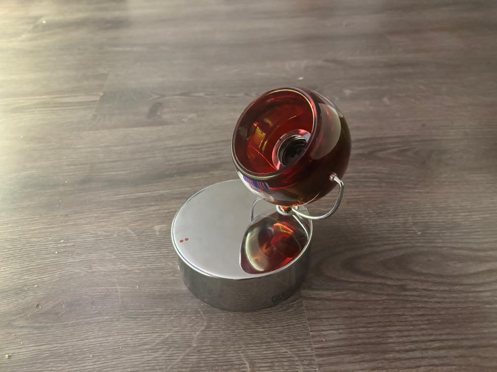 Design lamp | Fabbian Beluga | met extra glazen houder, Ophalen, Zo goed als nieuw, Glas