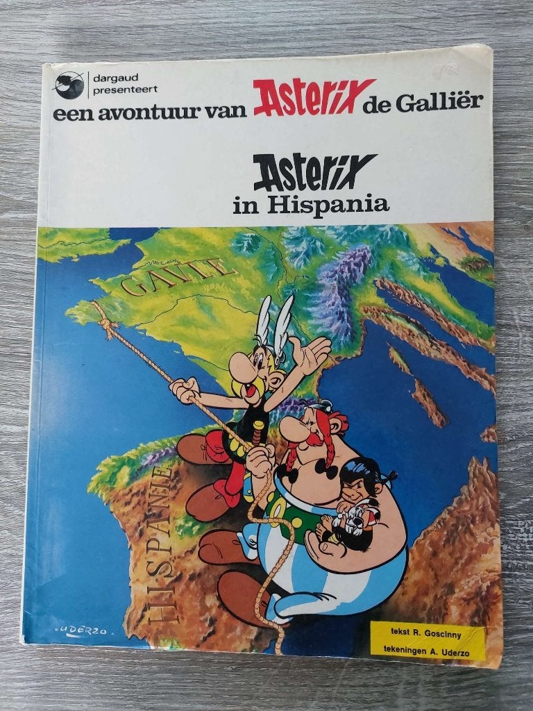 Asterix in Hispania  Uderzo en Goscinny, Eén stripboek, Ophalen of Verzenden, Gelezen, Uderzo & Goscinny