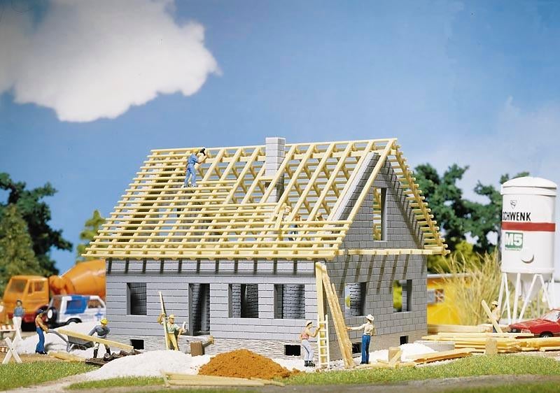 Faller: Huis in aanbouw NIEUW, Overige merken, Gelijkstroom of Wisselstroom, Brug, Tunnel of Gebouw, Nieuw