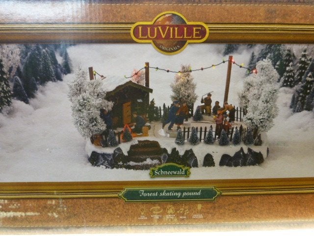 luville Forest skating pound kerstdorp schaatsbaan ijsbaan., Diversen, Kerst, Ophalen of Verzenden, Zo goed als nieuw