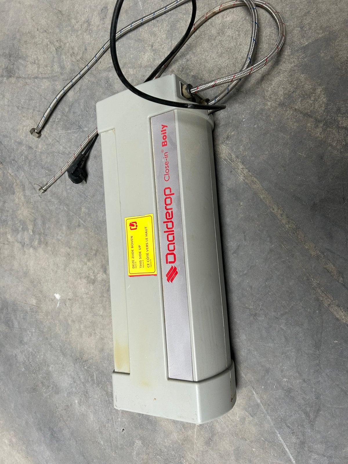 Daalderop close-in boiler, Ophalen, Zo goed als nieuw, Grijs, Overige typen