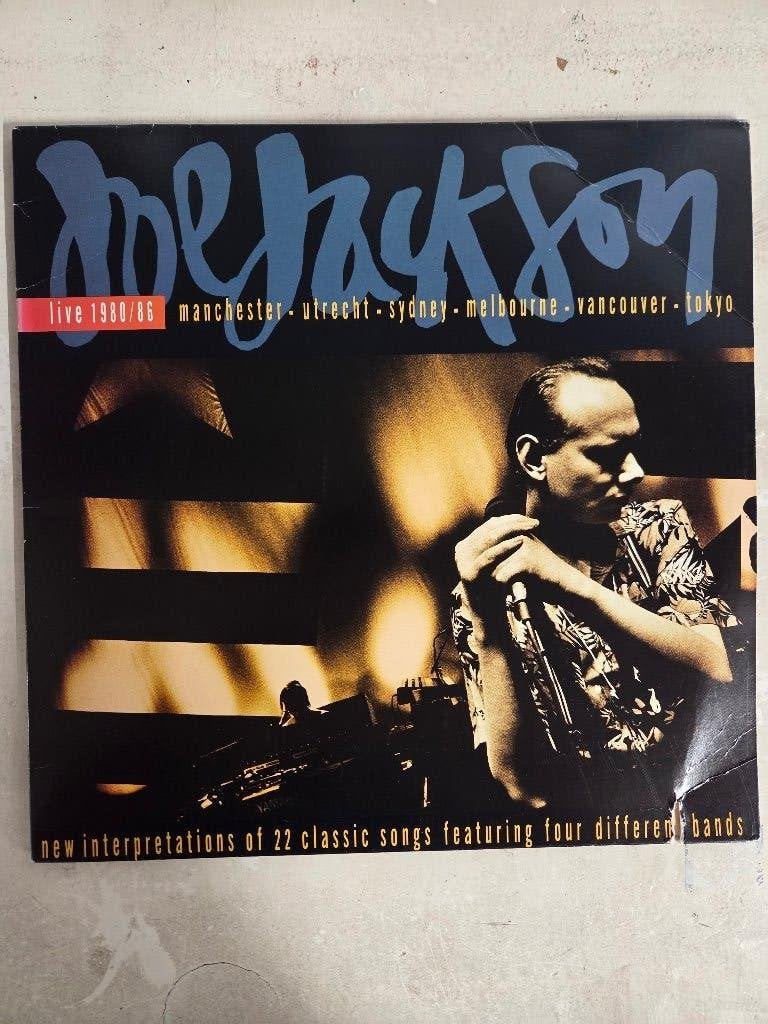 Vinyl 2lp JOE JACKSON: LIVE 1980/86, Gebruikt, Pop, Ophalen of Verzenden, Beschermende buitenhoes