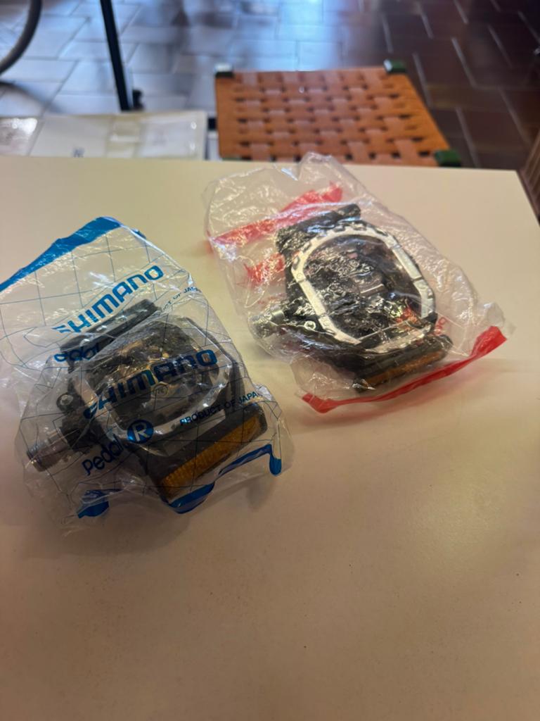Pendalen Shimano nieuw dubbel (Nr: 2227), Ophalen, Zo goed als nieuw, Overige typen