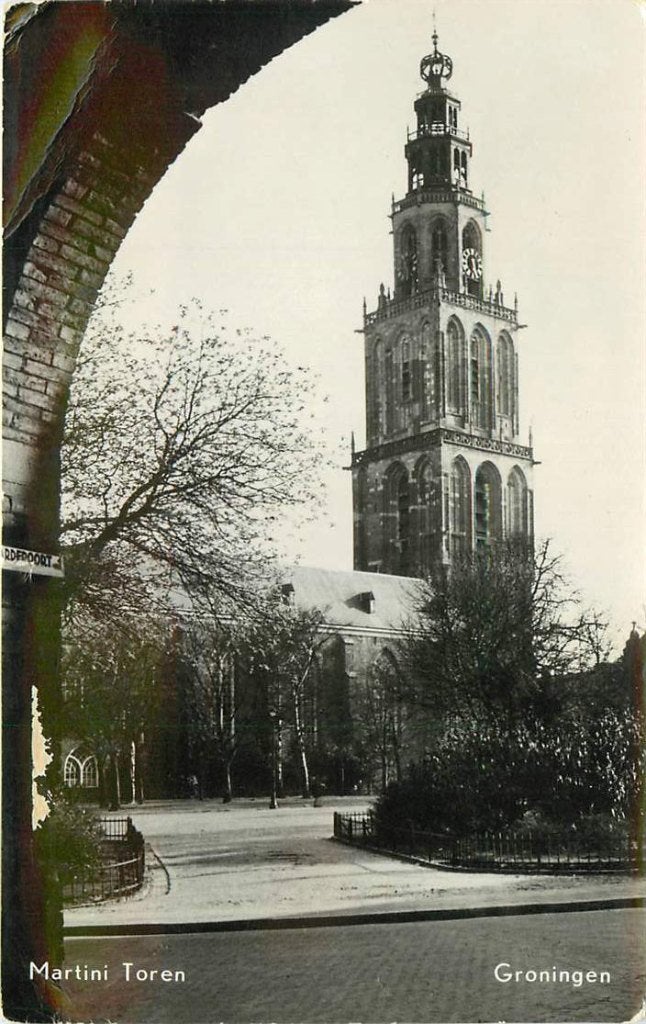 381-100-013 Groningen Martini Toren, Verzenden, Voor 1920, Groningen