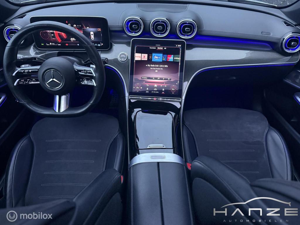 Mercedes C300d C63 AMG line|Maxton|Pano|20” Vossen|360|A, Automaat, Achterwielaandrijving, Bedrijf, Diesel