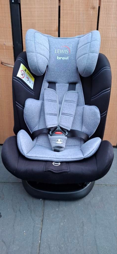 Autostoeltje Brevi  Lewis - Zwart/Grijs, 9 t/m 18 kg, Verstelbare rugleuning, Ophalen, Overige merken