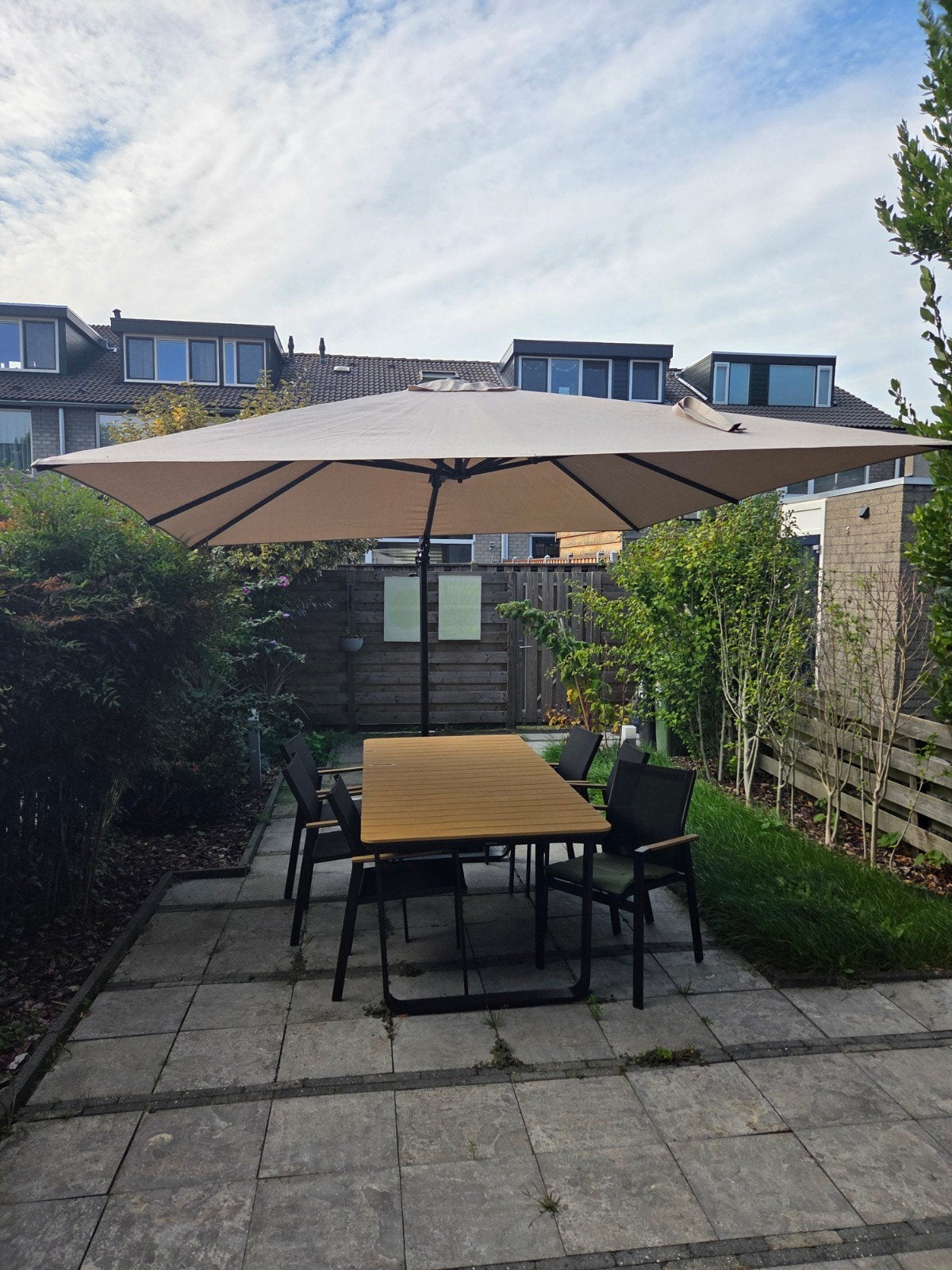 Foto 4 van Tuinset met parasol