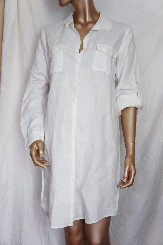 MONOPRIX AUTRE TON blouse  maat 42 (40) LINEN, Kleding | Dames, Verzenden, Zo goed als nieuw, Maat 42/44 (L)