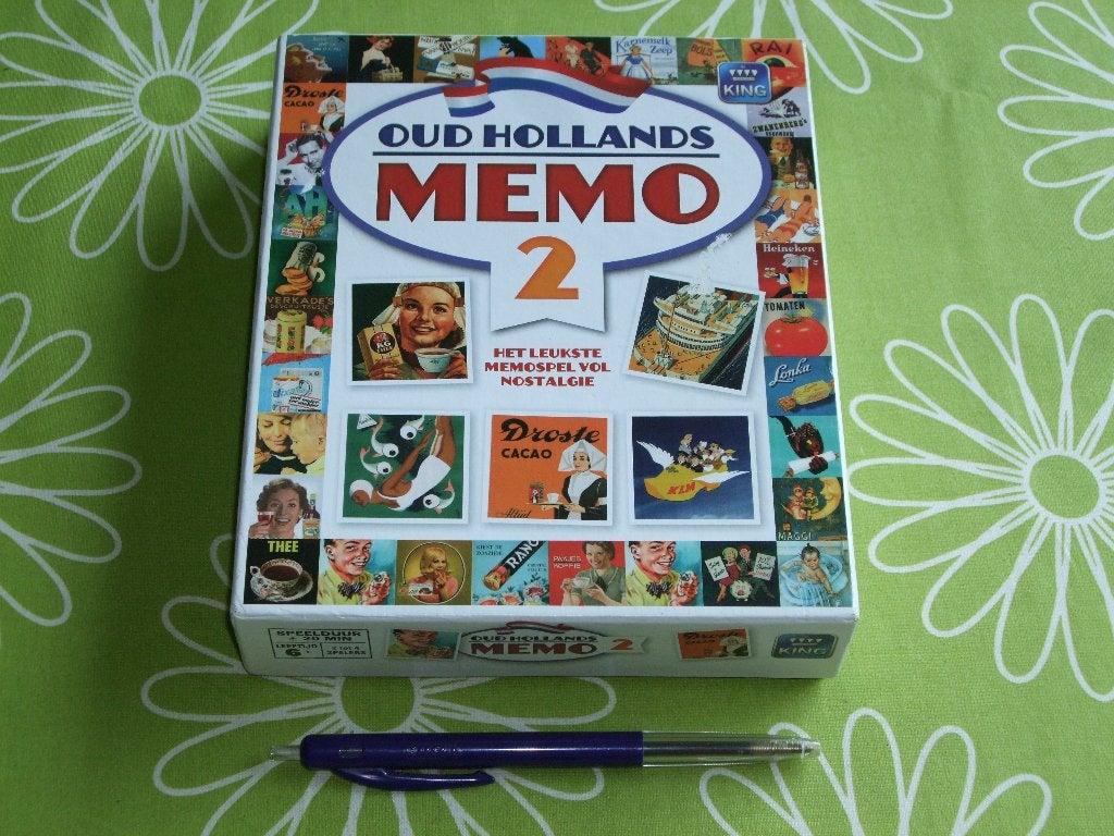 Oud Hollands Memo 2 - het leukste memospel vol nostalgie, Hobby en Vrije tijd, Gezelschapsspellen | Overige, Een of twee spelers