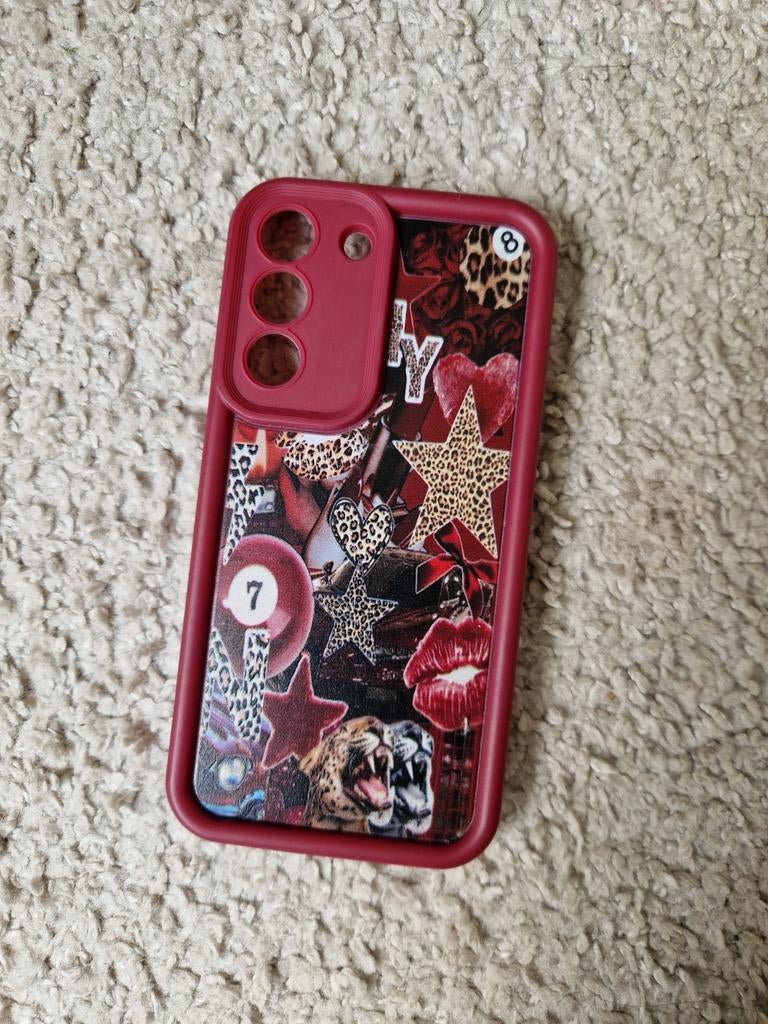 Telefoonhoesje met print en camera bescherming, Ophalen, Zo goed als nieuw, Hoesje of Tasje