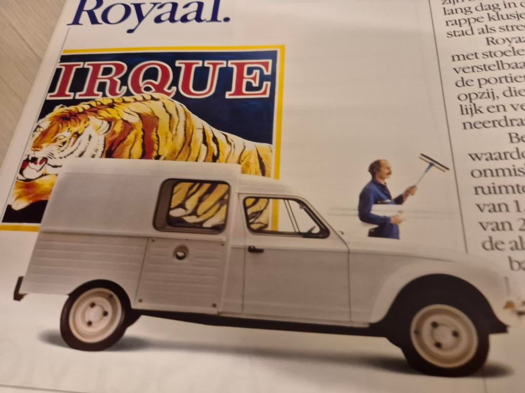 Jaren 80 Citroën bestelbus bestel wagen folder Acadyane Visa, Ophalen of Verzenden, Zo goed als nieuw, Citroën