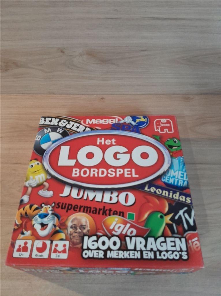 het logo bordspel - s5709, Hobby en Vrije tijd, Gezelschapsspellen | Bordspellen, Verzenden, Zo goed als nieuw