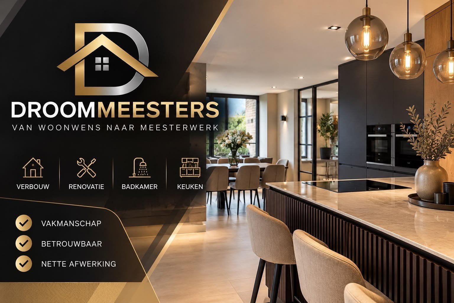 Aannemerbedrijf renovatie-en verbouwing gratis offerte, Diensten en Vakmensen, Garantie, Nieuwbouw of Opbouw