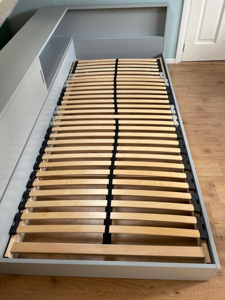 Eenpersoons bed, Ophalen, Verstelbaar, 90 cm, Eenpersoons