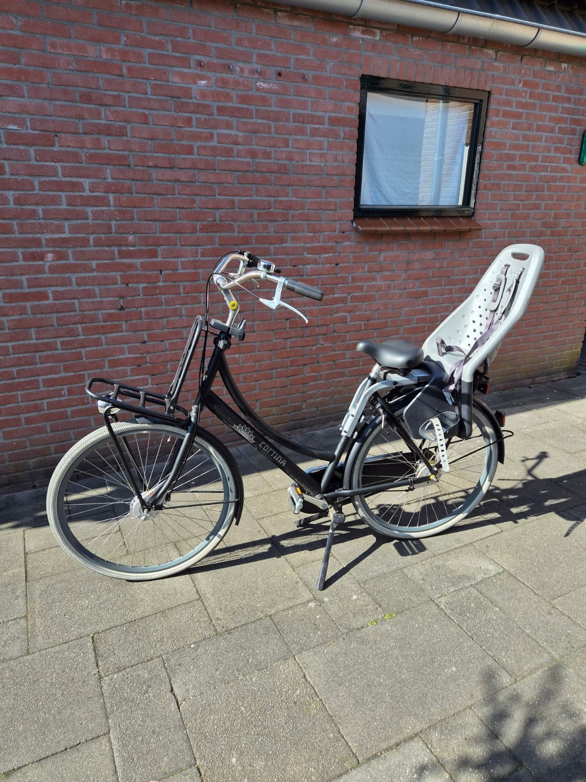 cortina moederfiets, Overige merken, Gebruikt, Dubbele standaard, 56 cm of meer