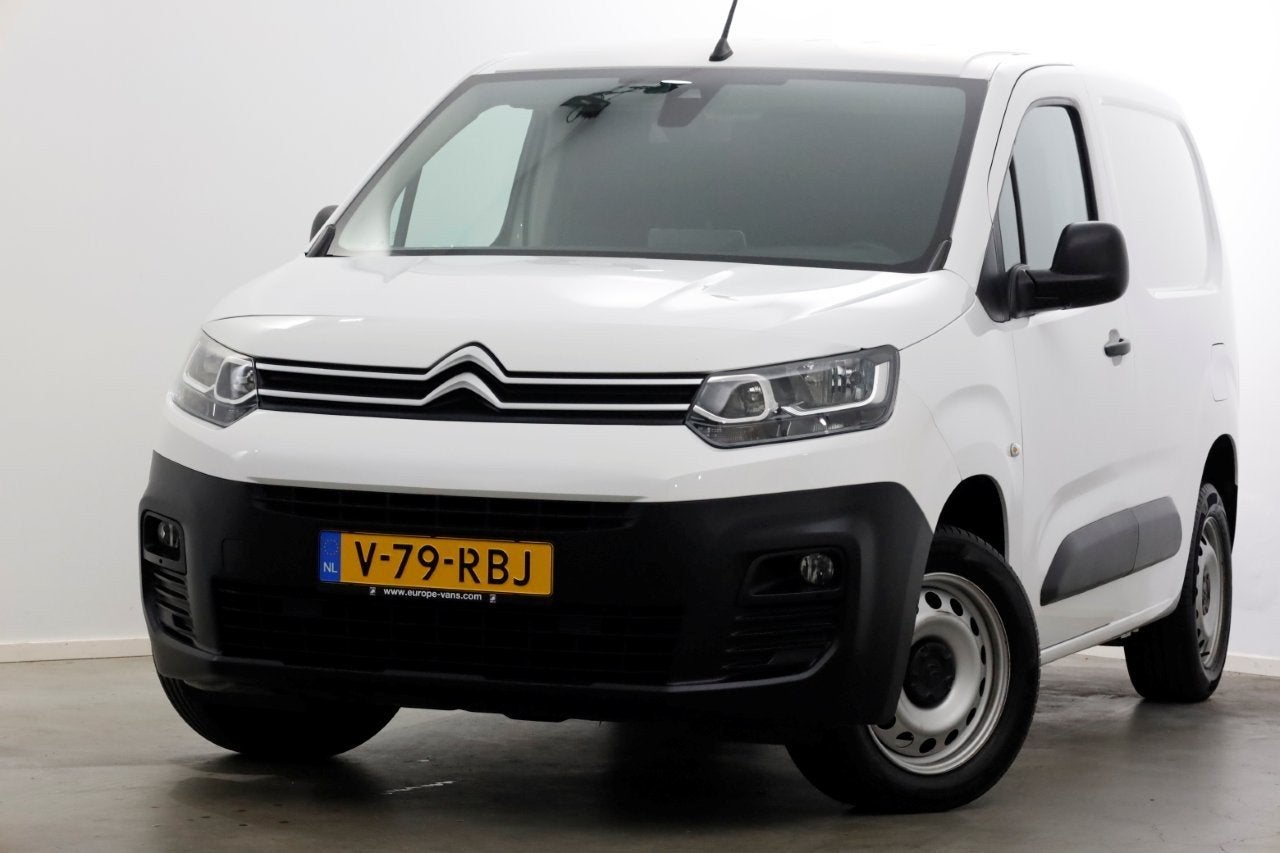 Citroën Berlingo 1.2 PureTech 110pk Benzine Automaat Airco/, Gebruikt, Citroën, Wit, Bedrijf