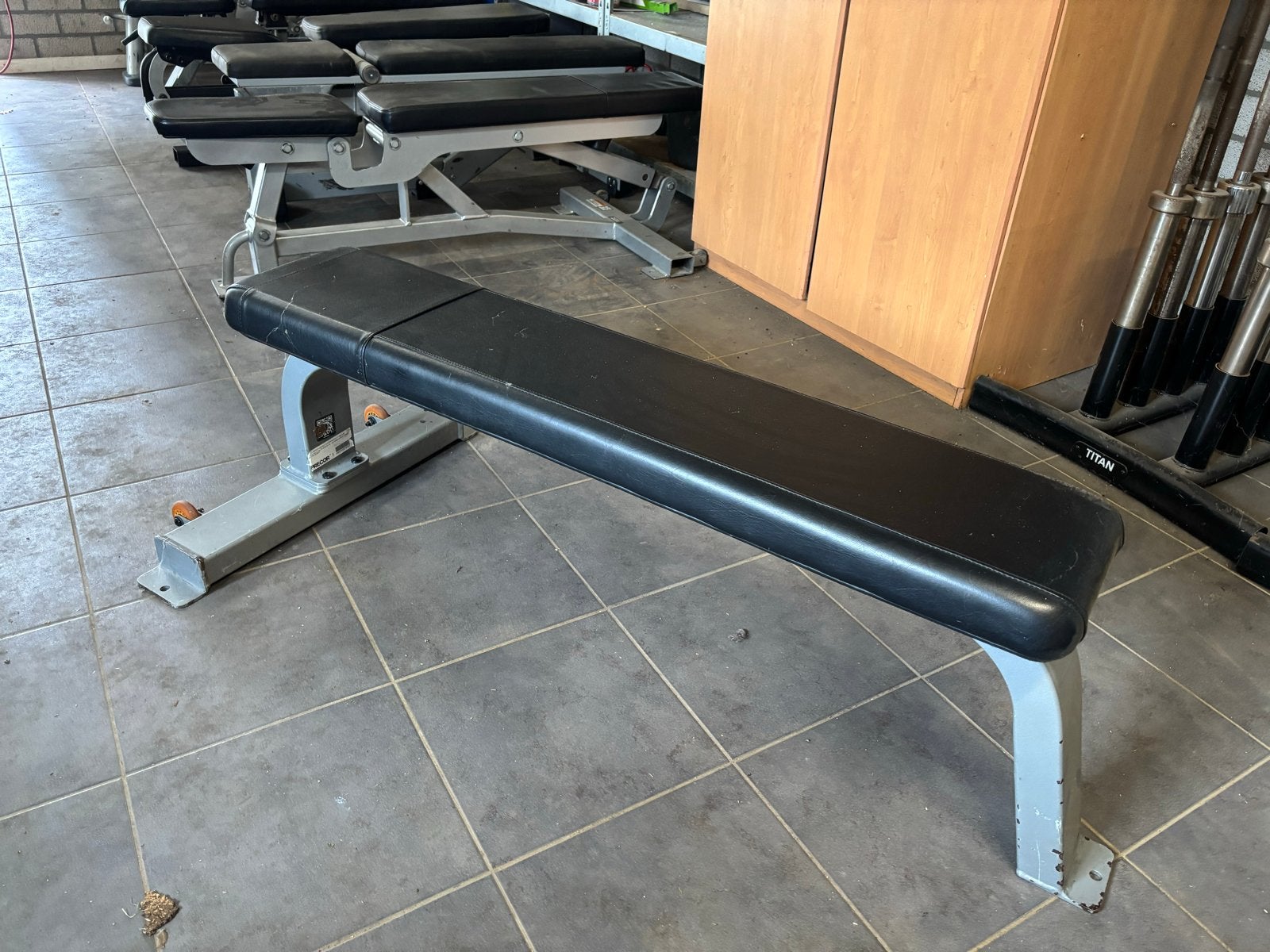 Precor Flat Bench - Professionele Fitnessbank, Ophalen, Gebruikt, Precor, Precor