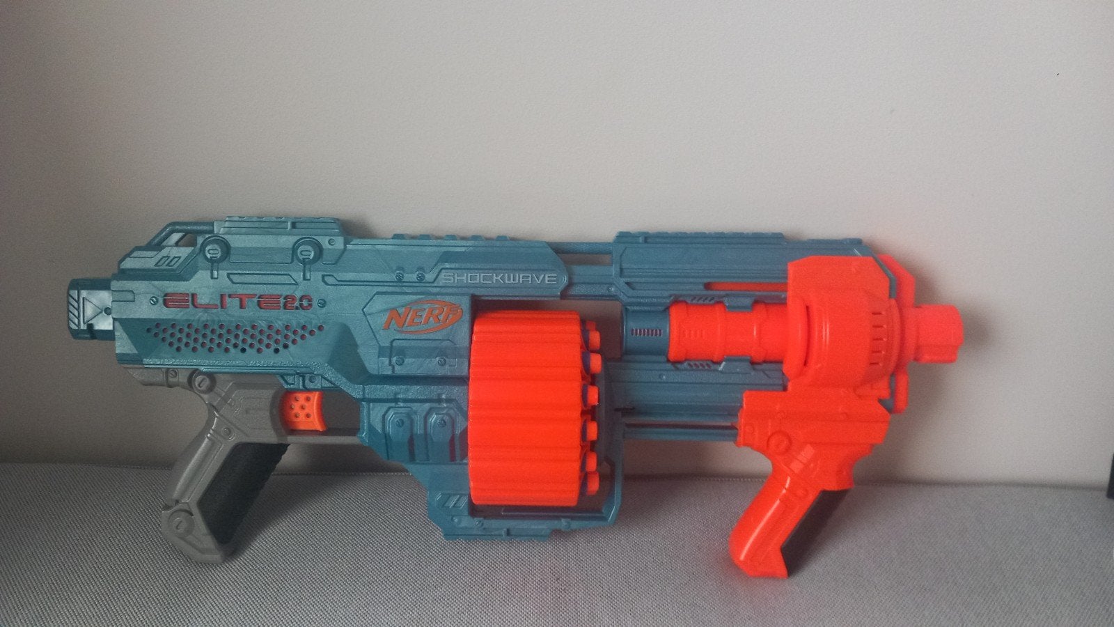 Nerf Elite 2.0 Shockwave RD-15 Blaster, Ophalen of Verzenden, Gebruikt, Jongen of Meisje