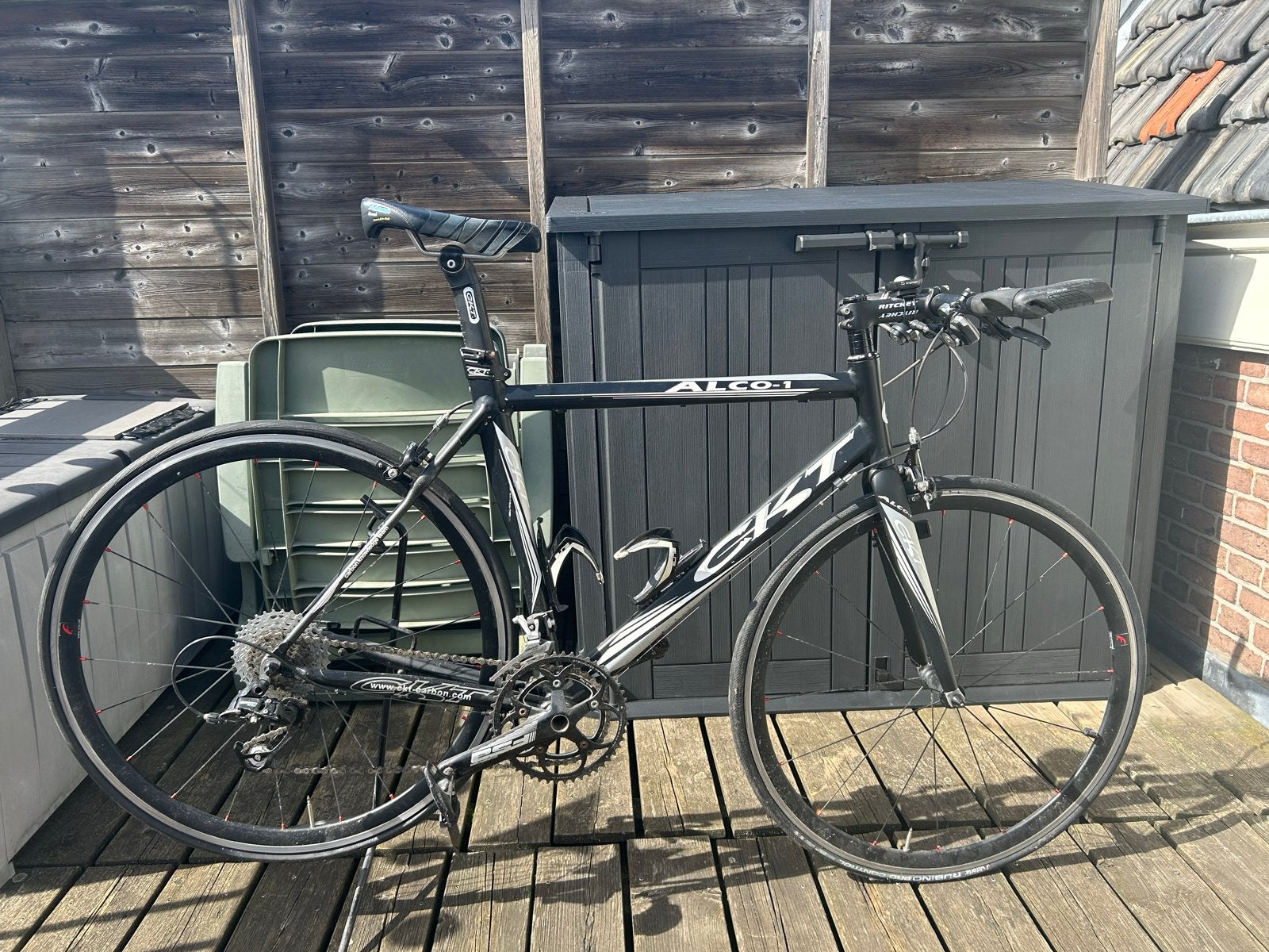 CKT ALCO-1 racefiets - Carbon frame, SRAM Apex, 28 inch, Gebruikt, Carbon, 15 tot 20 versnellingen