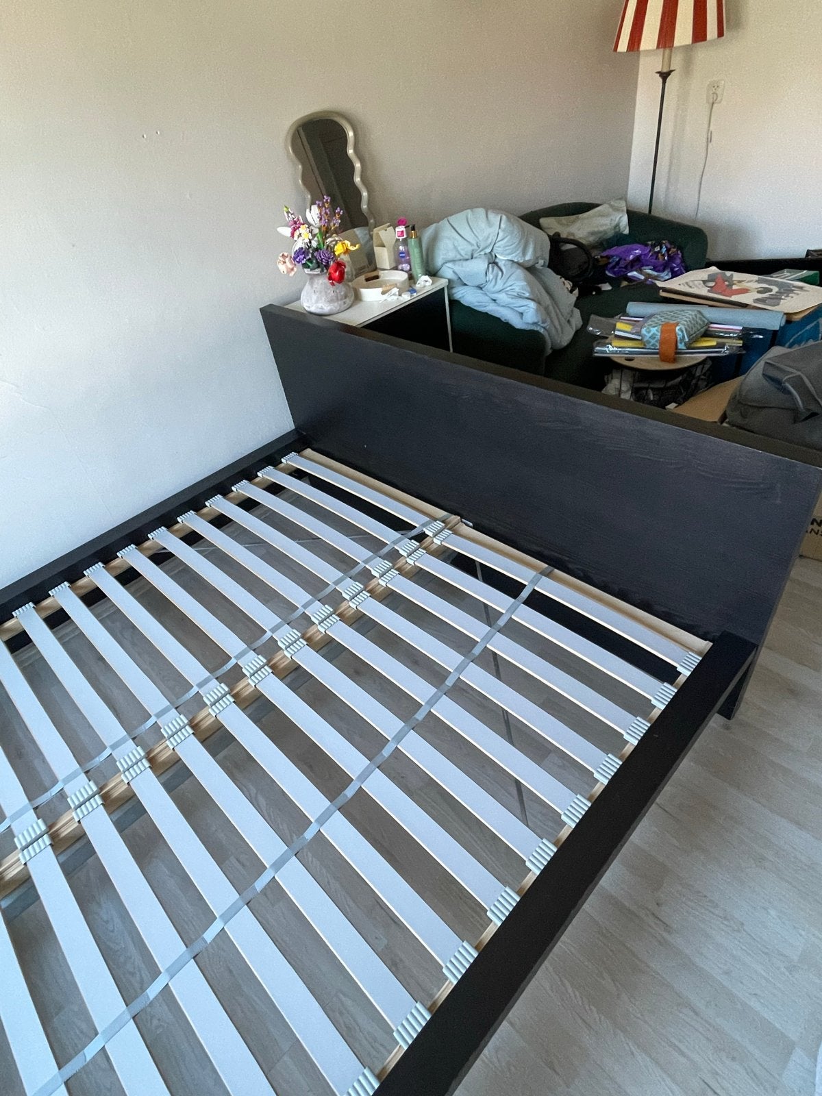 Foto 2 van Tweepersoonsbed 180x200 cm - Zwart