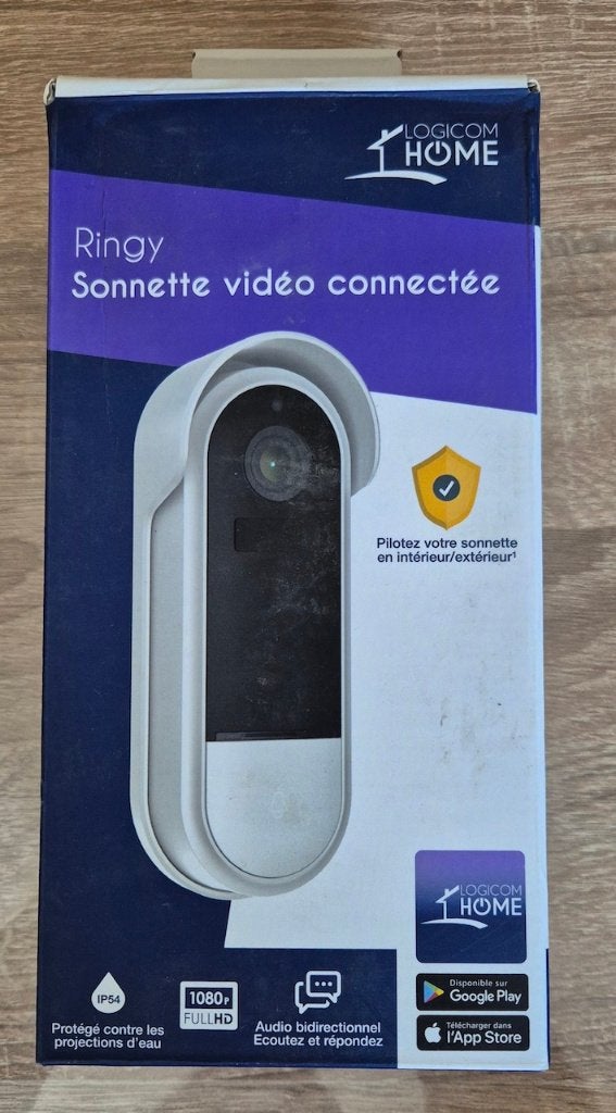 Logicom Home (ring) deurbel camera., Ophalen of Verzenden, Ingebouwde camera, Nieuw, Draadloos