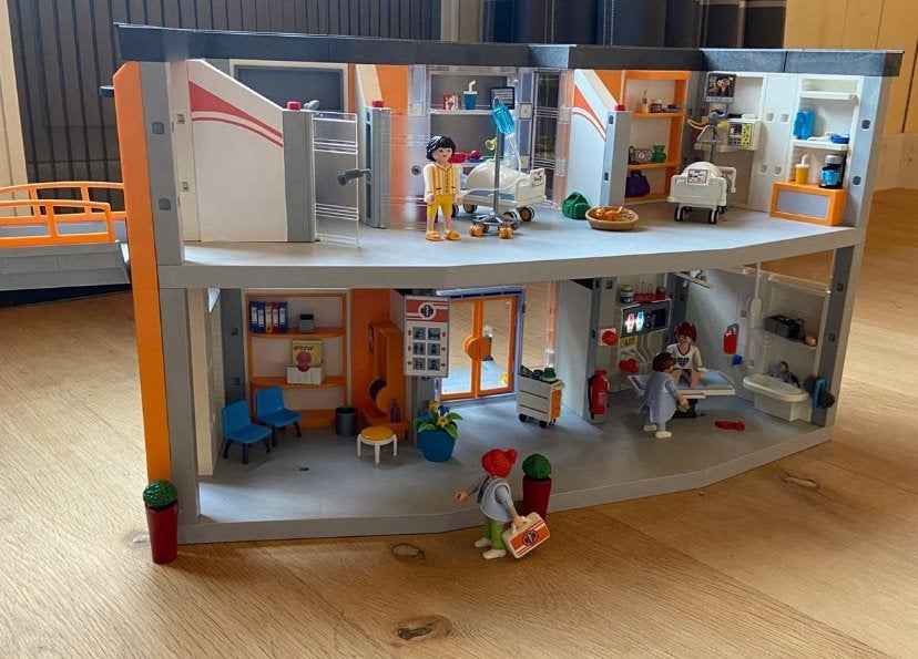 Playmobil City Life Ziekenhuis set 70190, Ophalen, Gebruikt, Complete set, Overige typen