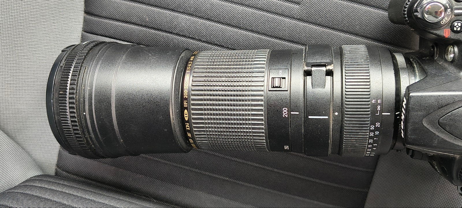 Tamron 200-500mm f/5-6.3 DI LD IF voor Nikon,, Ophalen of Verzenden, Gebruikt, Telelens