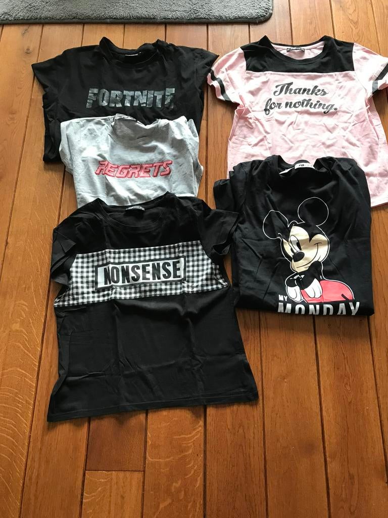 Mreisjes shirt maat M, Maat 38/40 (M), Zwart, Ophalen of Verzenden, Zo goed als nieuw