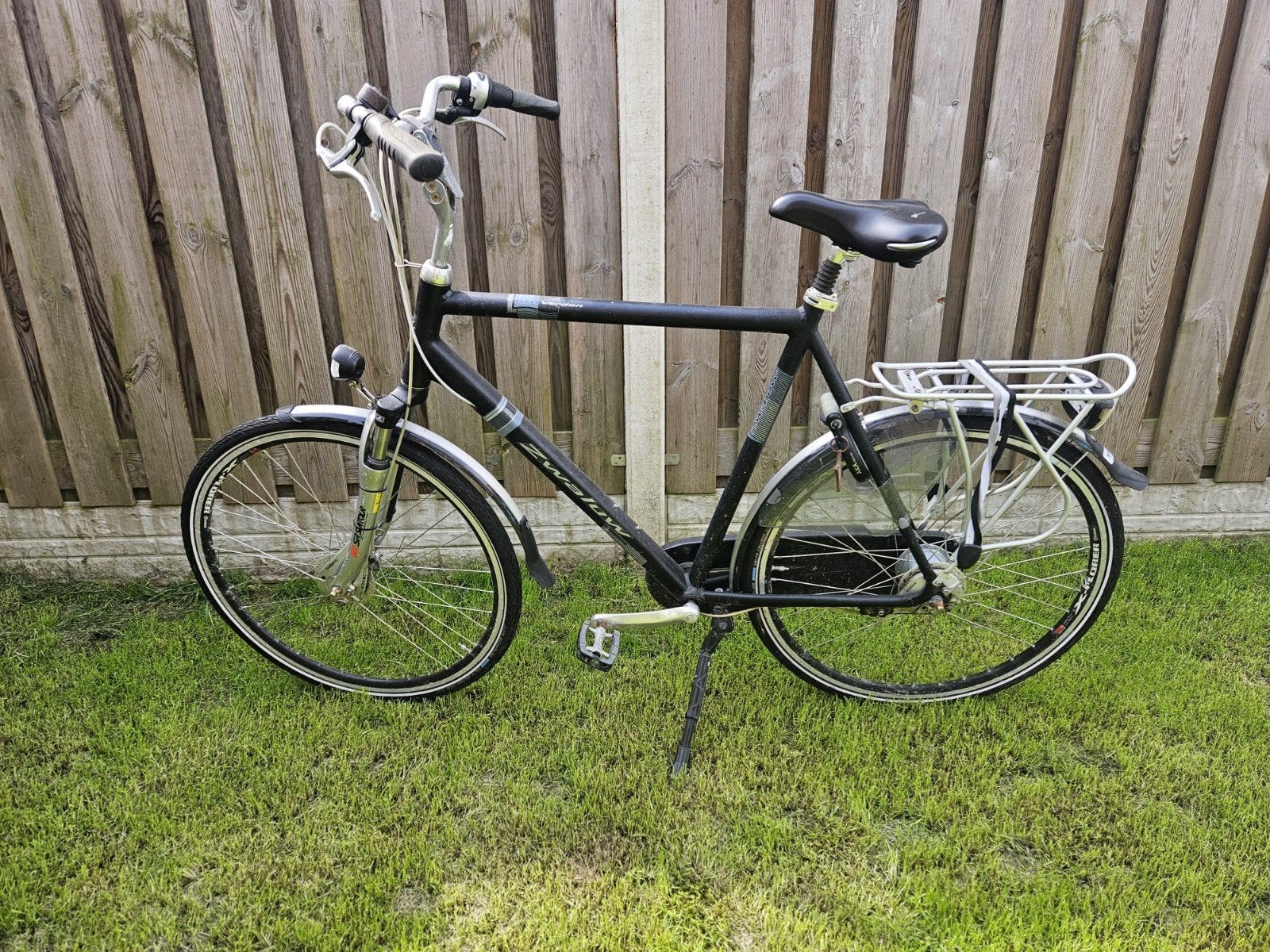 Herenfiets, Fietsen en Brommers, Fietsen | Dames | Damesfietsen, Velgrem, Versnellingen, Ophalen of Verzenden, Gazelle