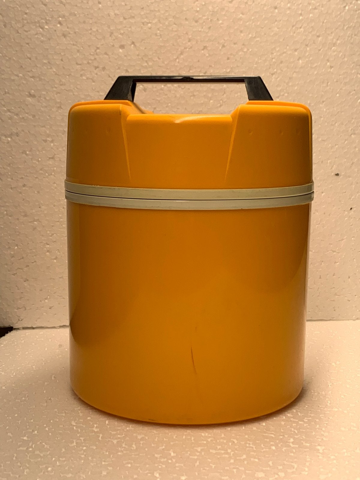 Retro Oranje Thermoskan met Handvat, Ophalen of Verzenden, Gebruikt